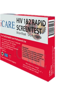 iCARE HIV 1&2 Rapid Screen Test (Whole Blood/Serum/Plasma)